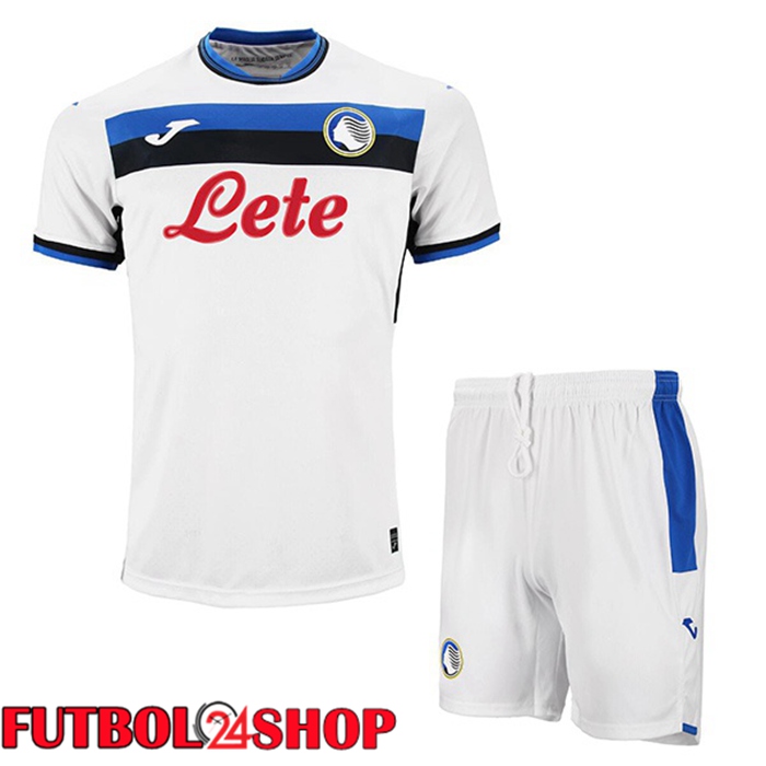Camisetas De Futbol Atalanta Ninos Segunda Blanco 2024/2025