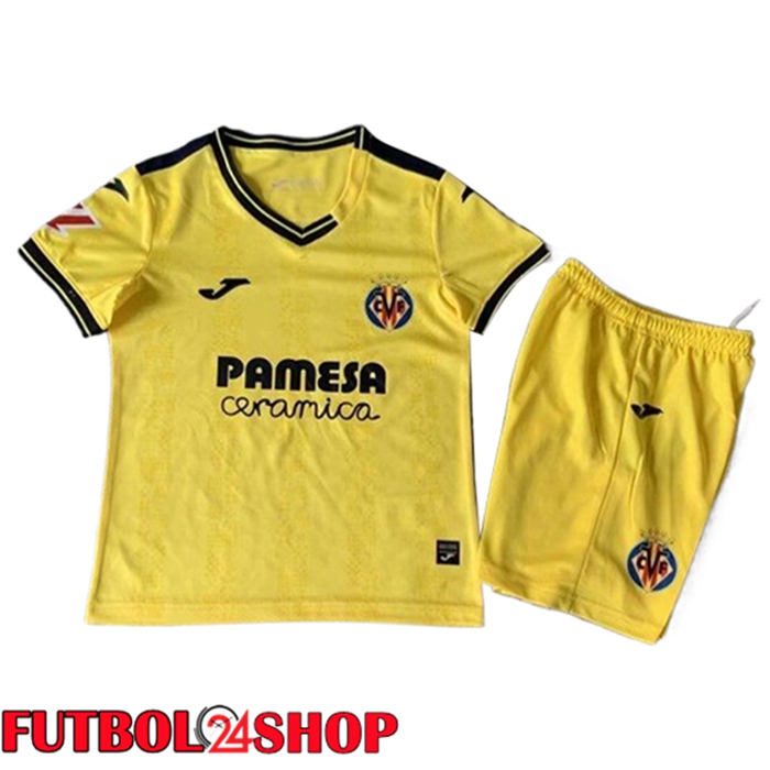 Camisetas De Futbol Villarreal Ninos Primera 2024/2025
