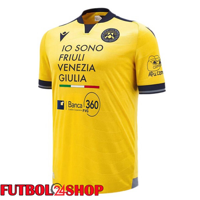 Camisetas De Futbol Udinese Calcio Segunda Amarillo 2024/2025