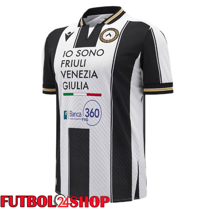 Camisetas De Futbol Udinese Calcio Primera Blanco Negro 2024/2025