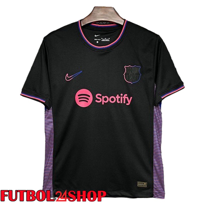 Camisetas De Futbol FC Barcelona Edición Especial Negro 2024/2025 -02