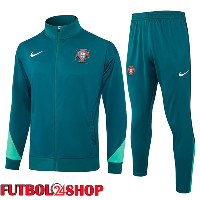 Chandal Equipos De Futbol - Chaqueta Portugal Verde 2024/2025