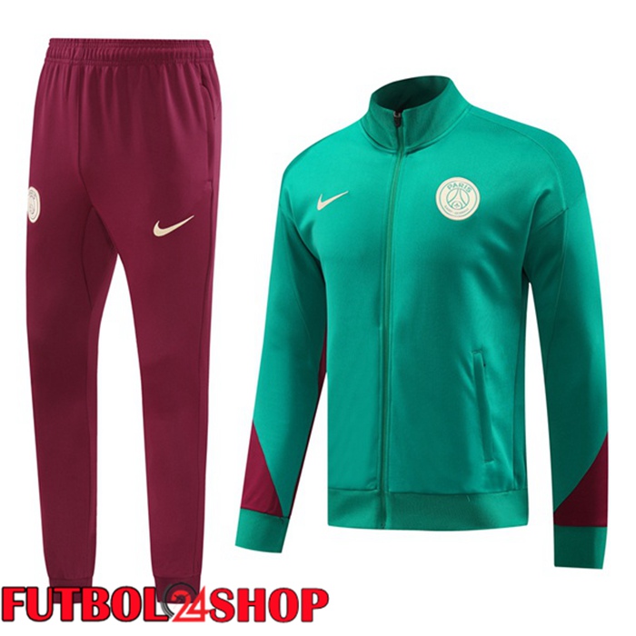 Chandal Equipos De Futbol - Chaqueta Paris PSG Verde 2024/2025