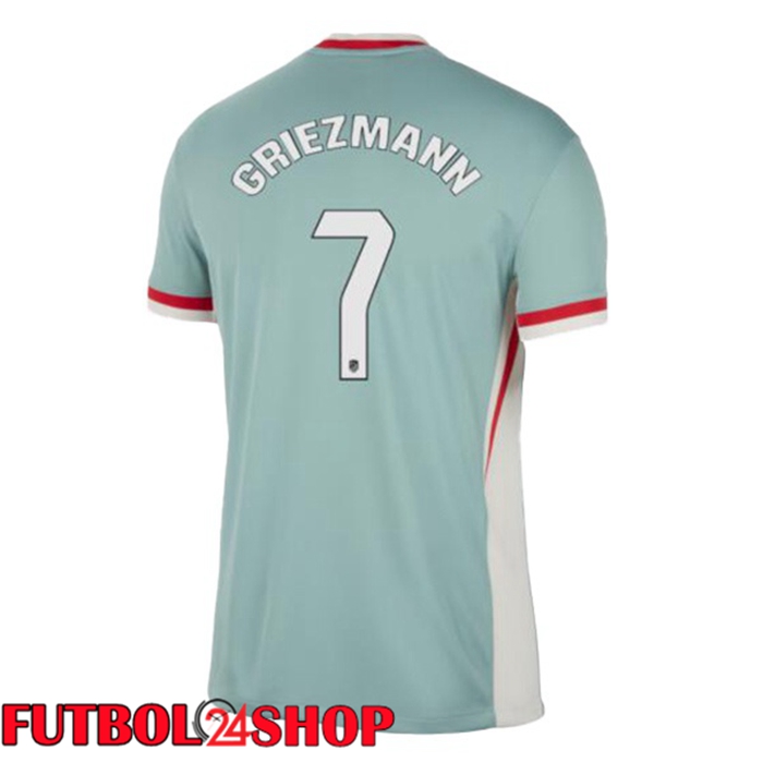 Camisetas Futbol Atletico Madrid (GRIEZMANN 7) Segunda Verde 2024/2025