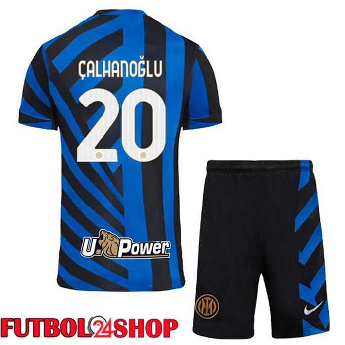 Camisetas Futbol Inter Milan (ÇALHANOĞLU 20) Ninos Primera Azul 2024/2025