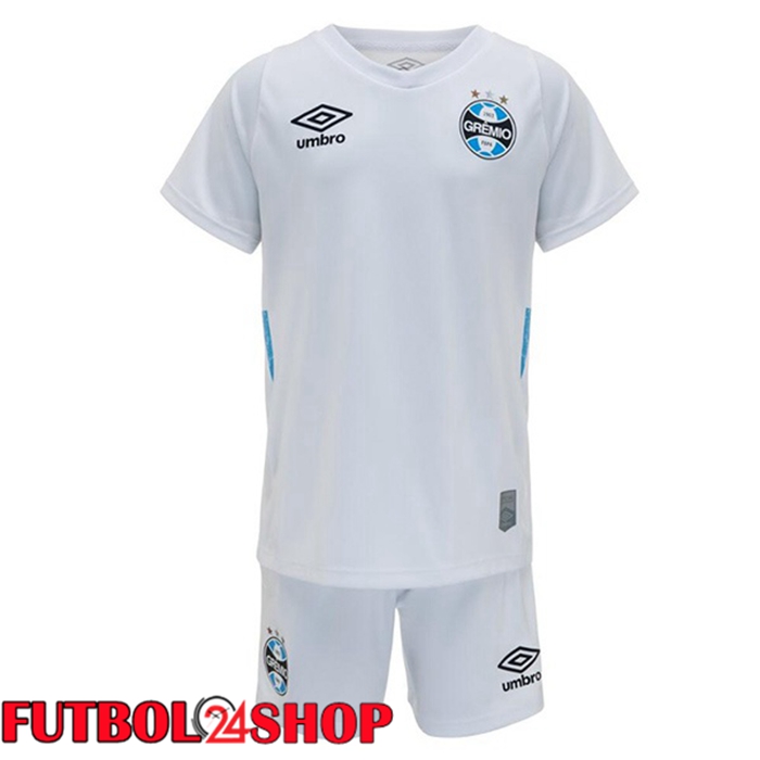 Camisetas De Futbol Gremio Ninos Segunda Blanco 2024/2025