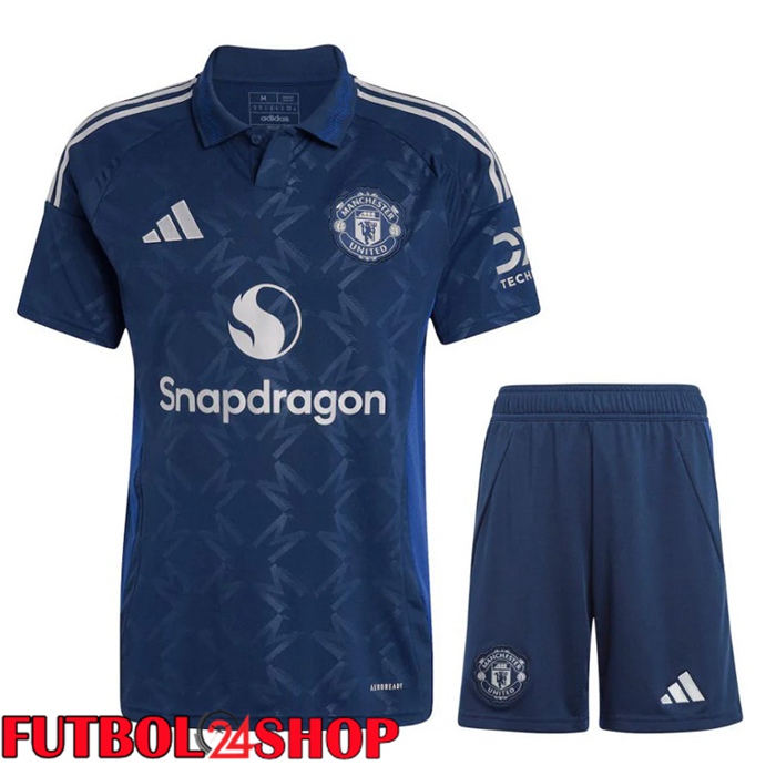 Camisetas De Futbol Manchester United Segunda + Cortos 2024/2025