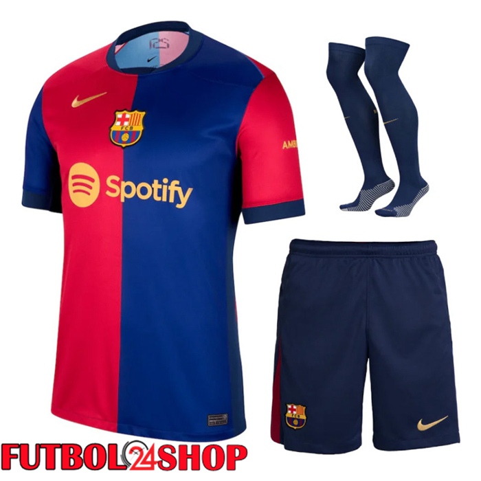 Camisetas Futbol FC Barcelona Primera (Cortos + Calcetines) 2024/2025