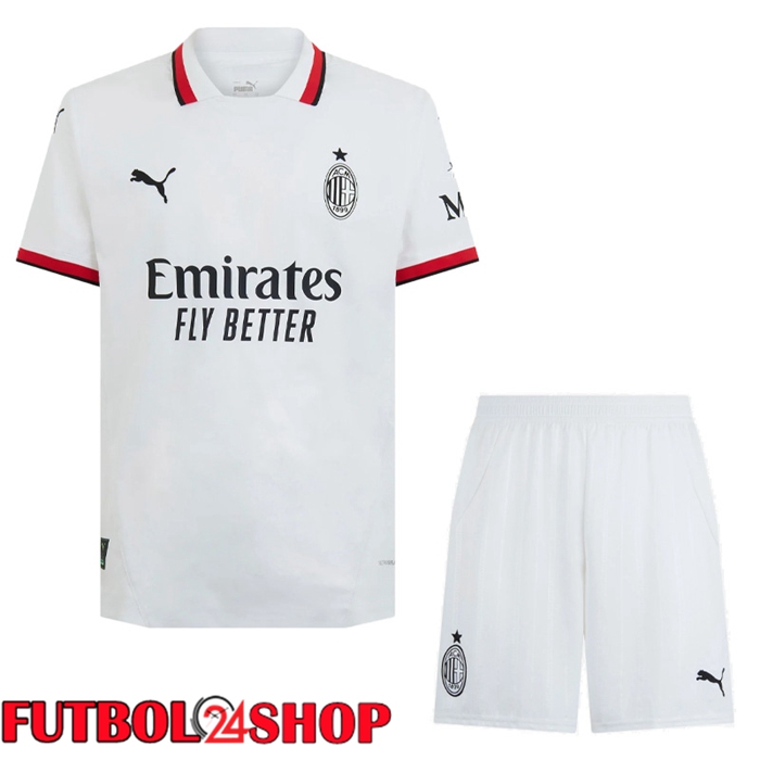 Camisetas De Futbol AC Milan Segunda + Cortos 2024/2025