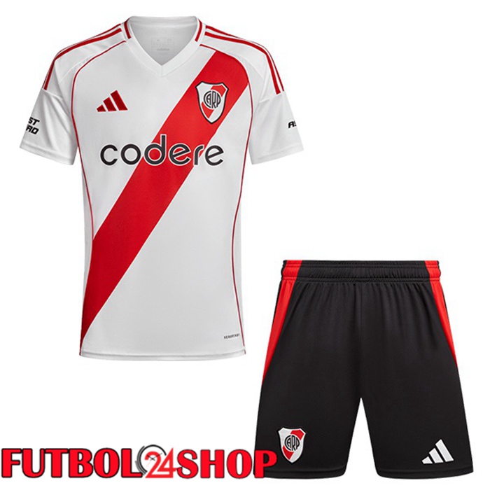 Camisetas De Futbol River Plate Ninos Primera Azul 2024/2025