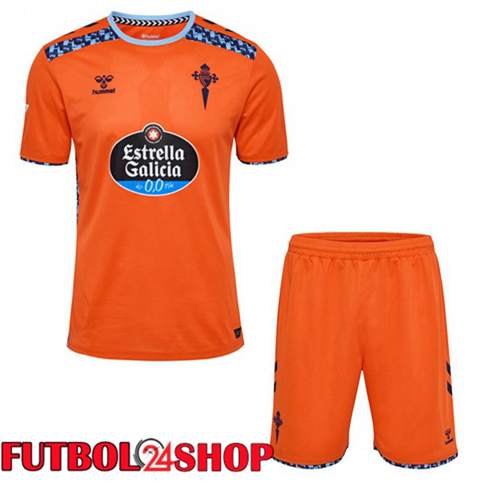 Camisetas De Futbol Celta Vigo Ninos Tercera Naranja 2024/2025