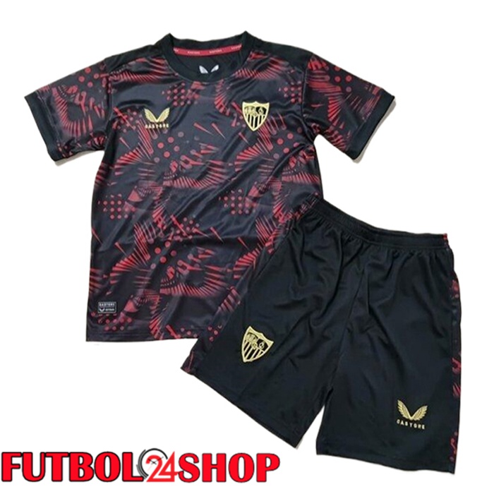 Camisetas De Futbol Sevilla Ninos Tercera 2024/2025