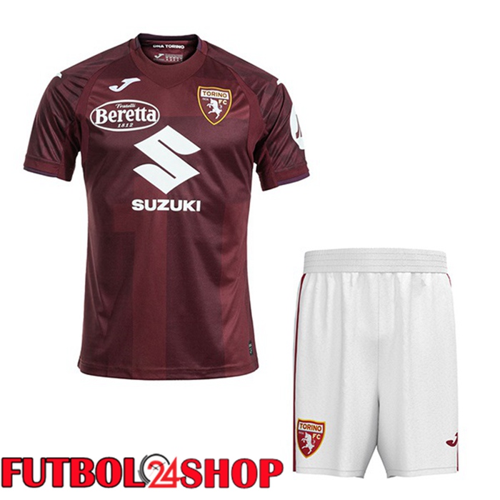 Camisetas De Futbol Torino FC Ninos Primera Rojo 2024/2025