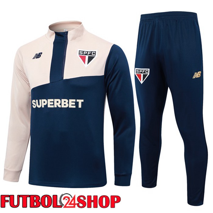 Chandal Futbol Sao Paulo FC Azul Real Amarillo 2024/2025