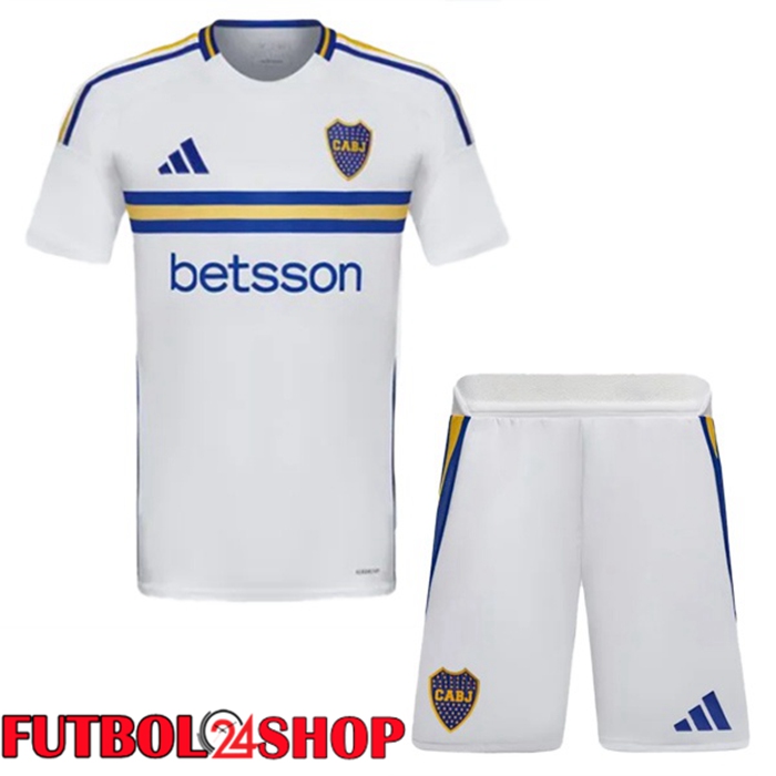 Camisetas De Futbol Boca Juniors Ninos Segunda Blanco 2024/2025