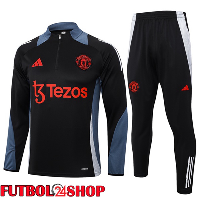 Chandal Equipos De Futbol Manchester United Negro 2024/2025