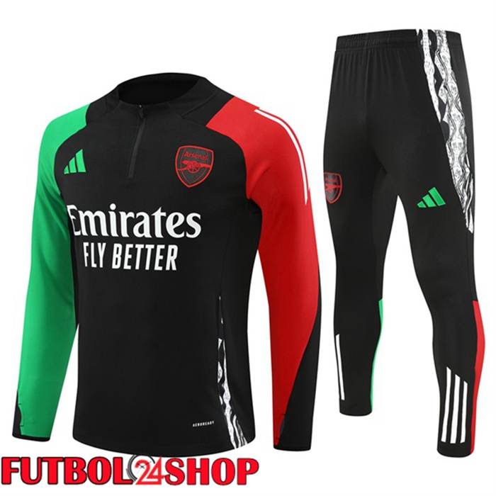 Chandal Equipos De Futbol Arsenal Negro Verde Rojo 2024/2025