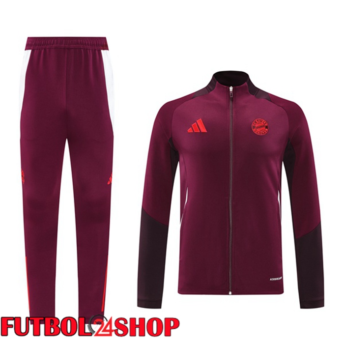 Chandal Equipos De Futbol - Chaqueta Bayern Munich Rojo 2024/2025