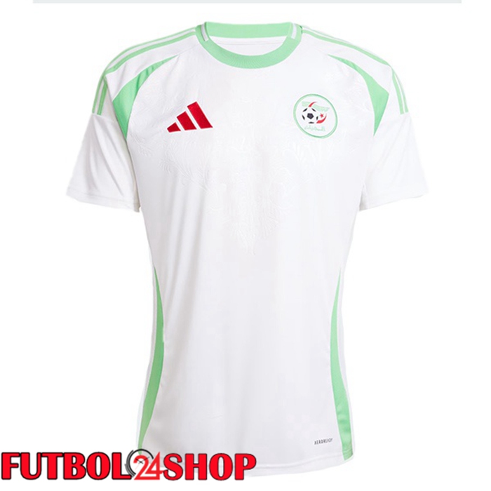 Camiseta Nacional Argelia Primera Blanco 2024/2025