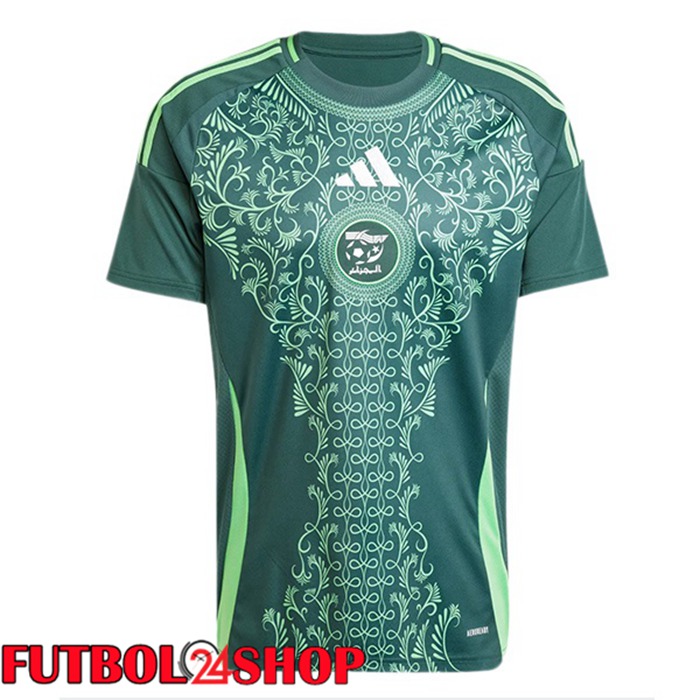 Camiseta Nacional Argelia Segunda Verde 2024/2025