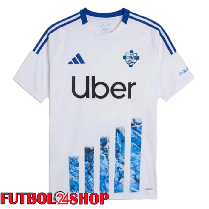 Camisetas De Futbol Como 1907 Segunda Blanco 2024/2025