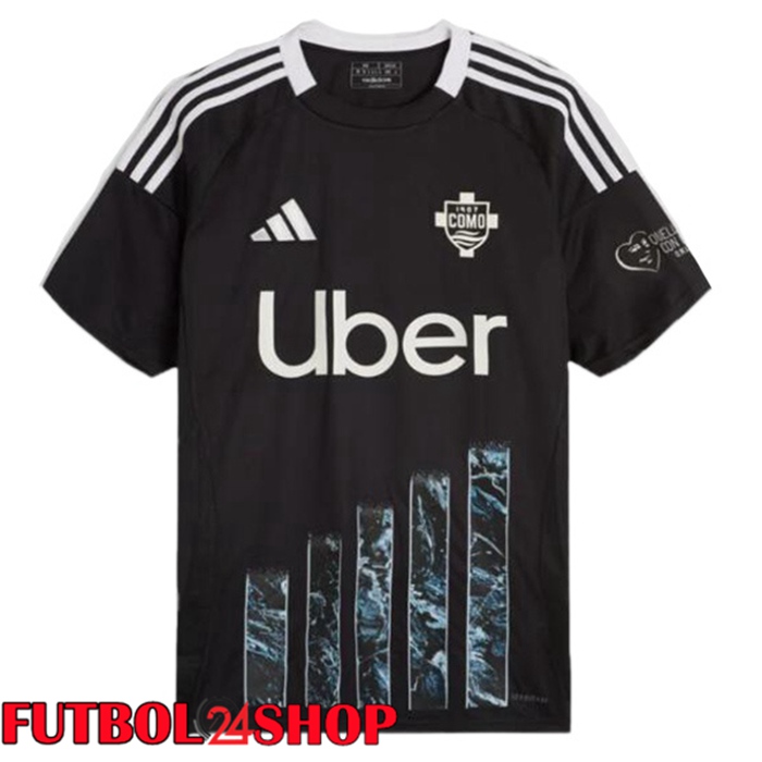 Camisetas De Futbol Como 1907 Tercera Negro 2024/2025