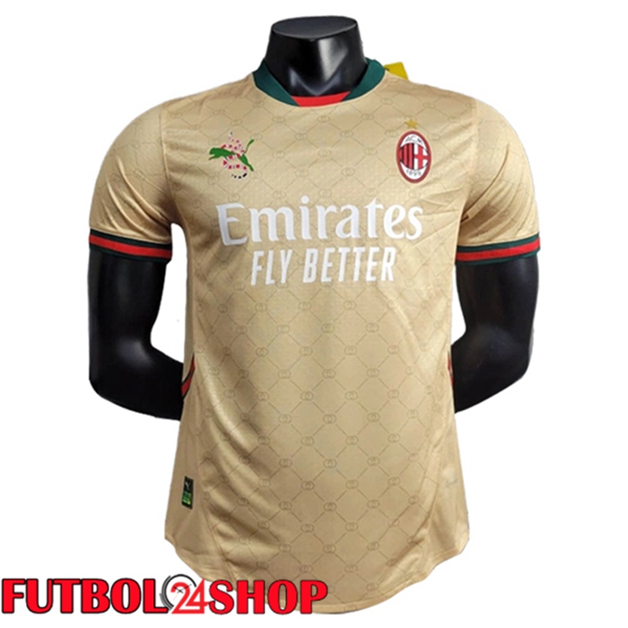 Camisetas De Futbol AC Milan Edición Especialcile Amarillo 2024/2025
