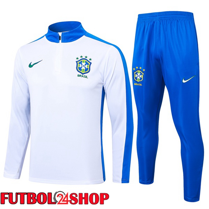 Chandal Equipos De Futbol Brasil Blanco 2024/2025