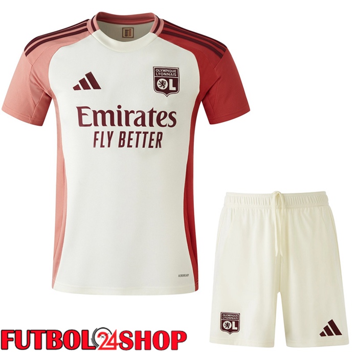 Camisetas De Futbol lyon OL Tercera + Cortos 2024/2025