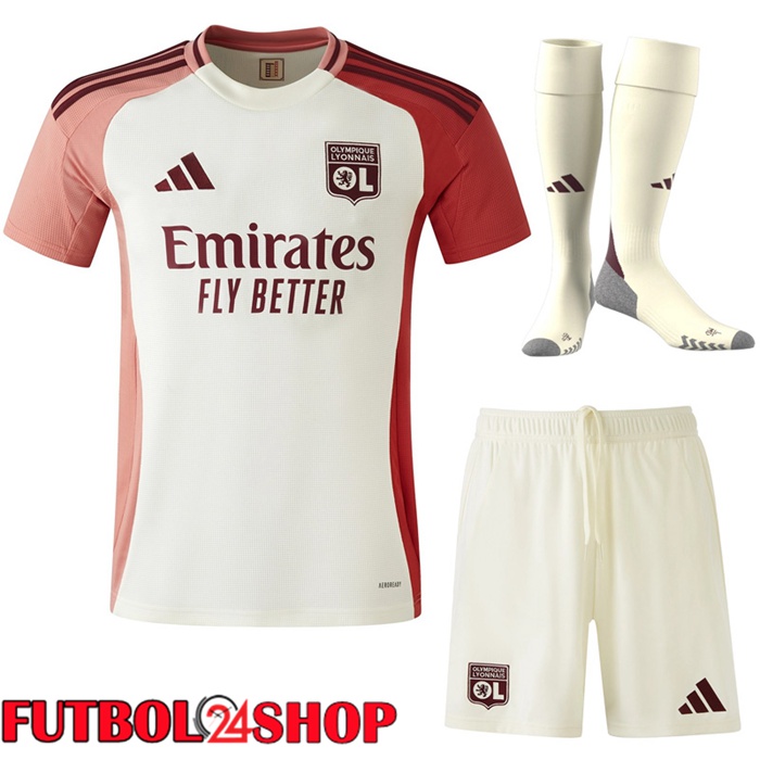 Camisetas De Futbol lyon OL Tercera (Cortos + Calcetines) 2024/2025
