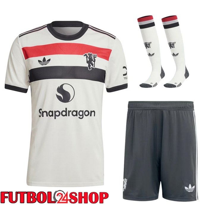 Camisetas De Futbol Manchester United Tercera (Cortos + Calcetines) 2024/2025