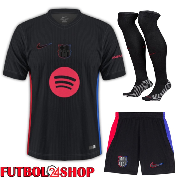 Camisetas De Futbol FC Barcelona Segunda (Cortos + Calcetines) 2024/2025