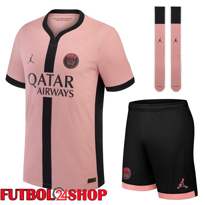 Camisetas De Futbol Paris PSG Tercera (Cortos + Calcetines) 2024/2025