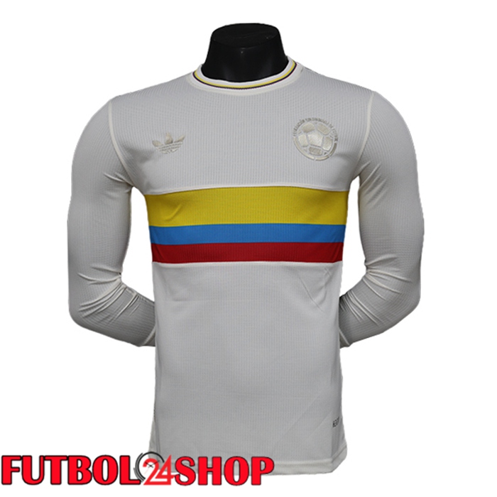 Camiseta Nacional Colombia Manga Larga 100th Anniversary Edition 2024/2025