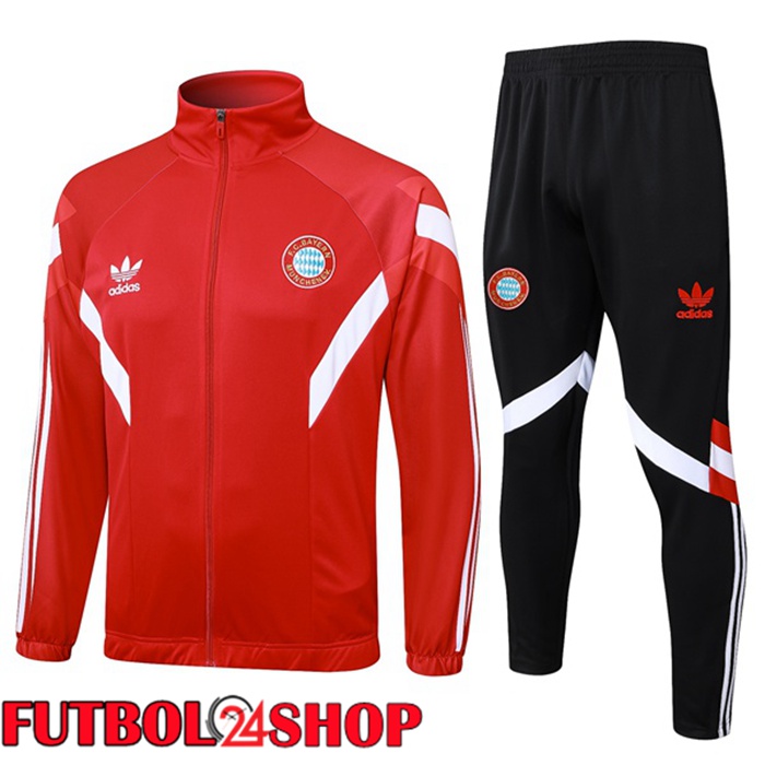Chandal Equipos De Futbol - Chaqueta Bayern Munich Rojo 2024/2025
