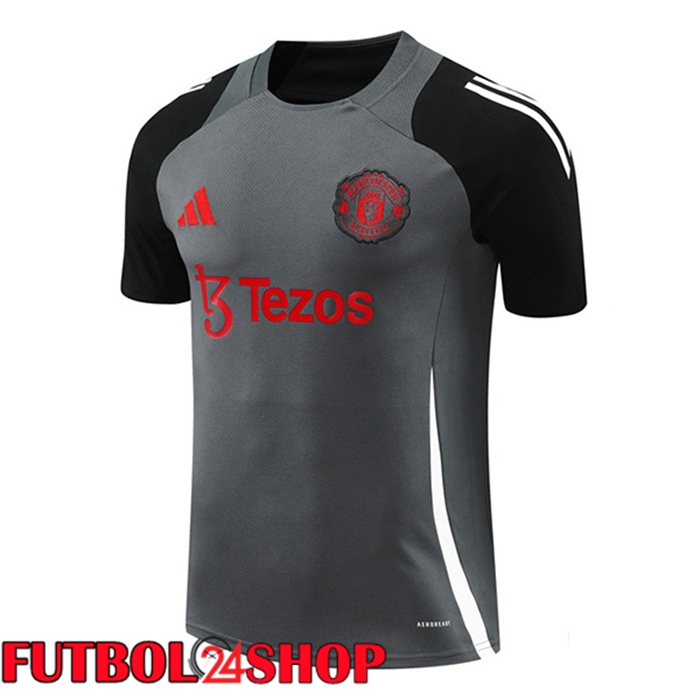 Camiseta Entrenamiento Manchester United Gris 2024/2025