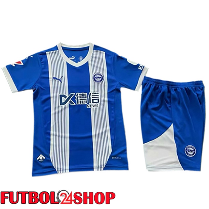 Camisetas De Futbol Deportivo Alaves Ninos Primera 2024/2025