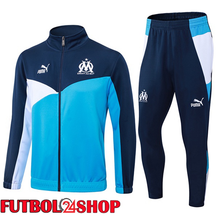 Chandal Equipos De Futbol - Chaqueta Marsella OM Azul Real 2024/2025