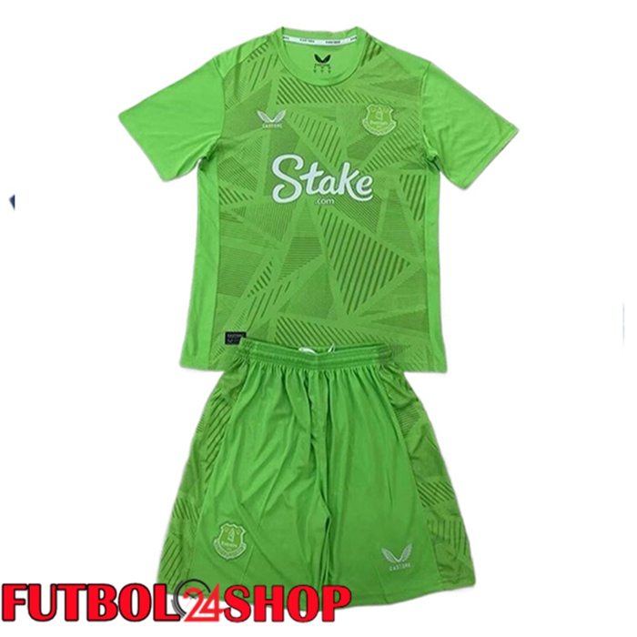 Camisetas De Futbol Everton Ninos Portero Verde 2024/2025