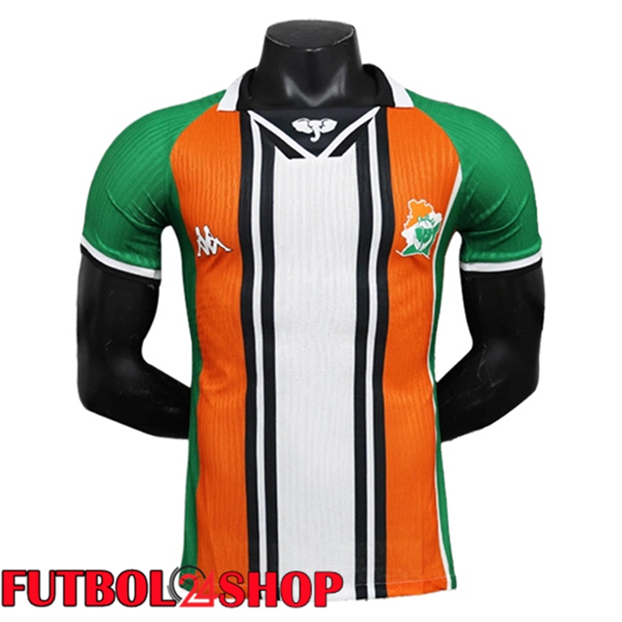 Camiseta Nacional Costa de Marfil Edición Especial Naranja/Blanco 2024/2025