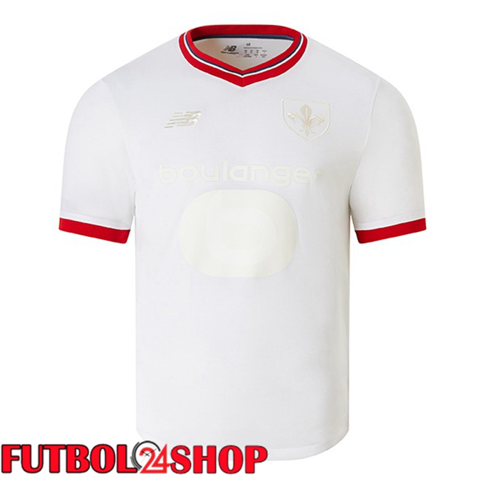 Camisetas De Futbol Lille OSC Édition 80e Anniversaire Blanco 2024/2025