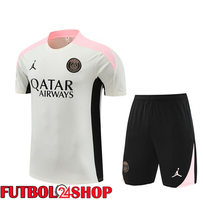 Camiseta Entrenamiento Paris PSG + Cortos Gris 2024/2025