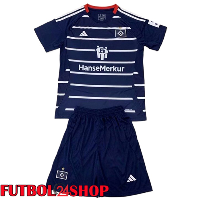 Camisetas De Futbol HSV Hamburg Ninos Segunda 2024/2025