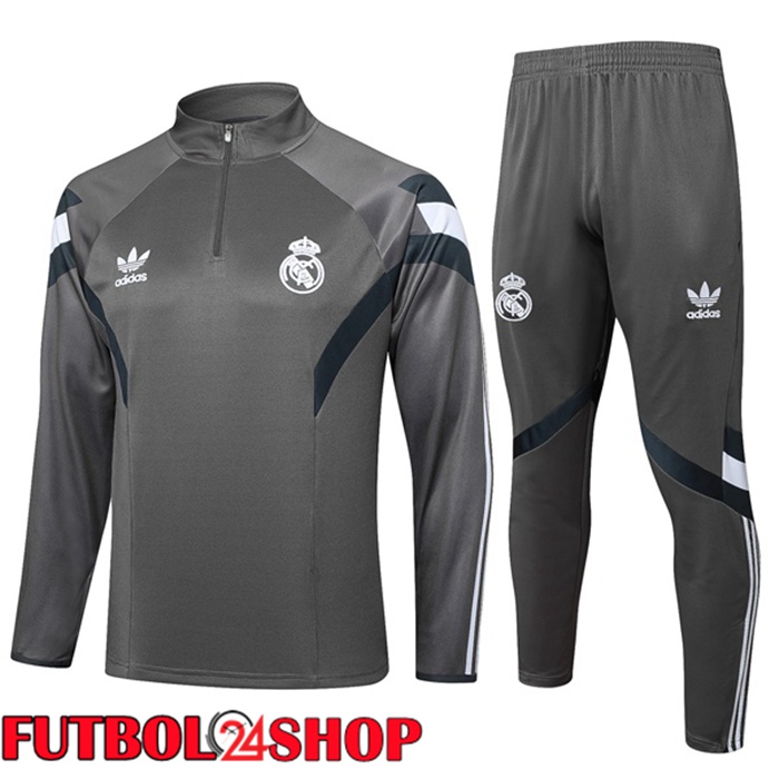 Chandal Equipos De Futbol Real Madrid Gris 2024/2025