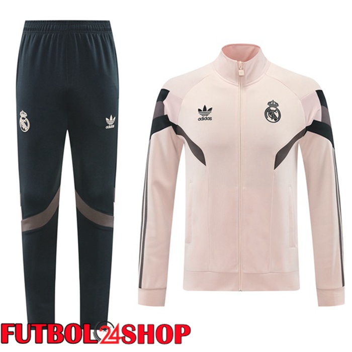 Chandal Equipos De Futbol - Chaqueta Real Madrid Rosado 2024/2025