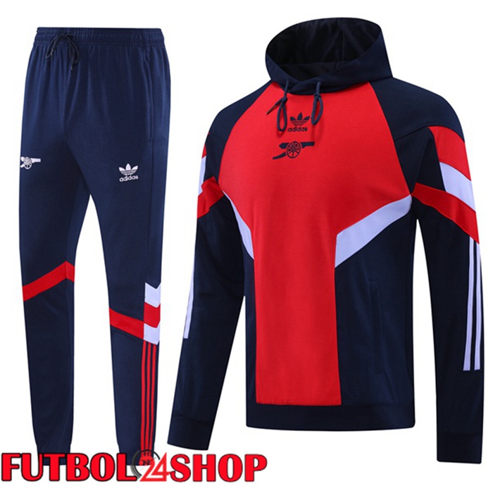 Chandal Futbol - Sudadera Con Capucha Arsenal Rojo 2024/2025