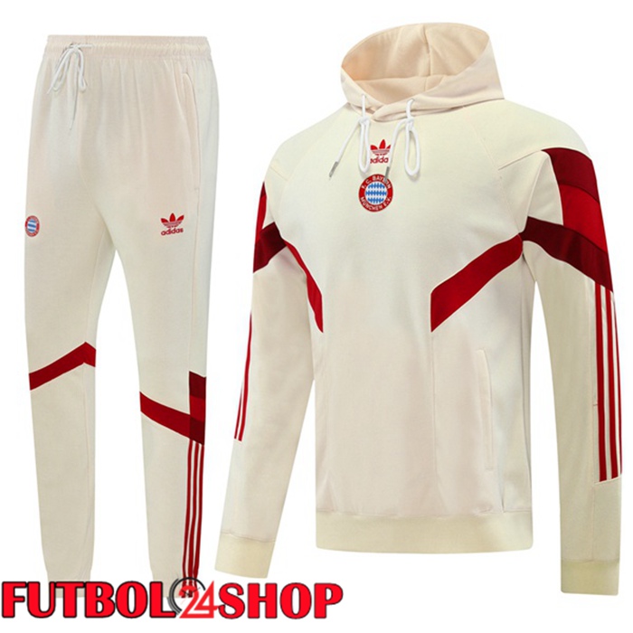 Chandal Futbol - Sudadera Con Capucha Bayern Munich Amarillo 2024/2025