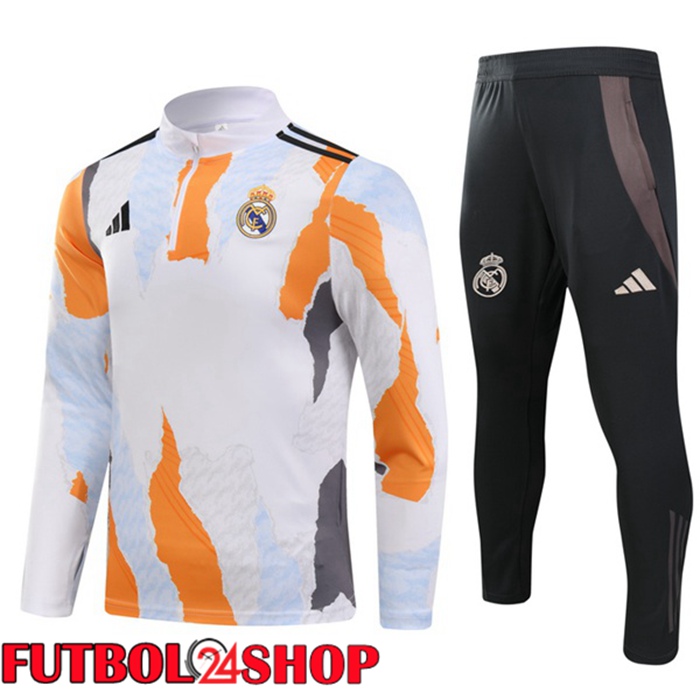 Chandal Futbol Real Madrid Blanco Amarillo 2025/2026