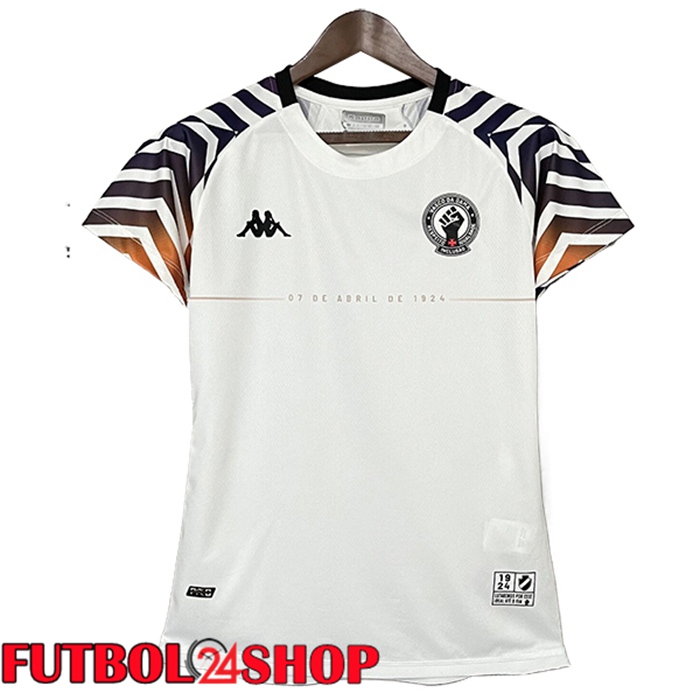 Camisetas De Futbol CR Vasco Da Gama Mujer Edición Especial Blanco 2024/2025