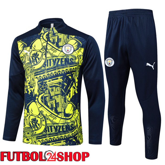 Chandal Equipos De Futbol Manchester City Verde Azul Real 2024/2025